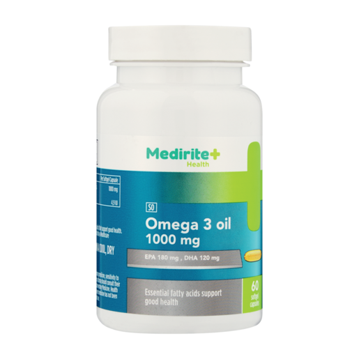 Medirite Omega 3 Oil 60 Softgel Capsules