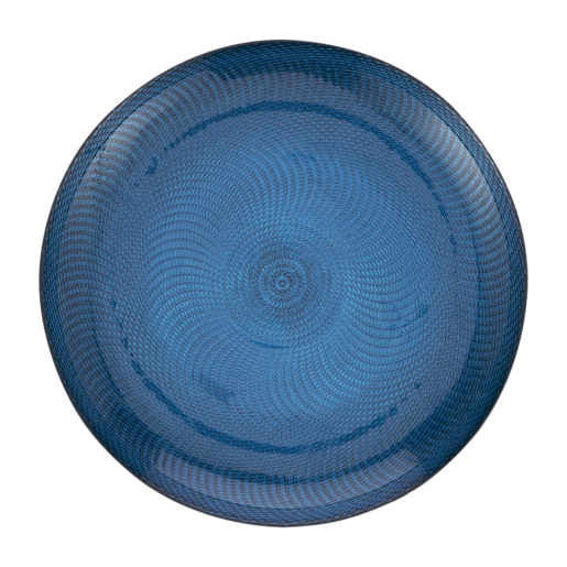 Fabian Blue Glass Plate 21cm