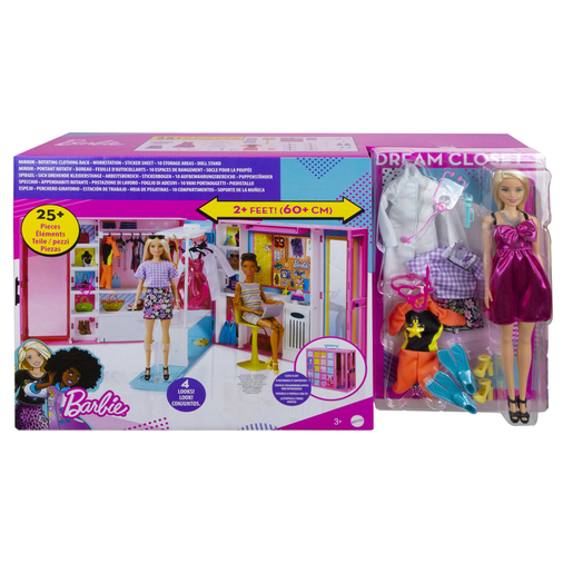 Barbie Dream Closet With Doll Set