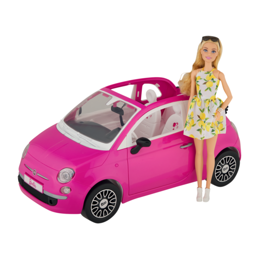 Barbie Fiat 500 Car with Figures