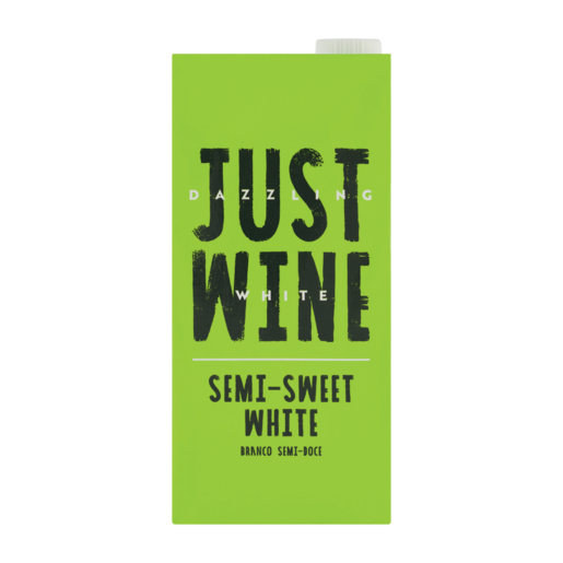 Just Wine Semi-Sweet White Wine 1L Box