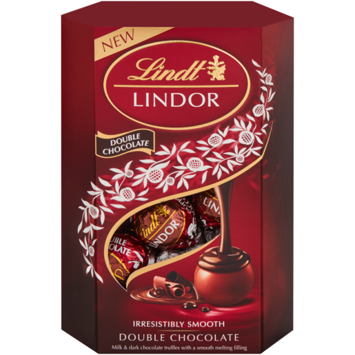 Lindt Irresistibly Smooth Double Chocolate Truffles 200g