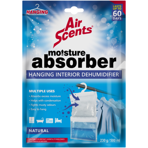 Air Scents Moisture Absorber Natural Hanging Interior Dehumidifier 230g