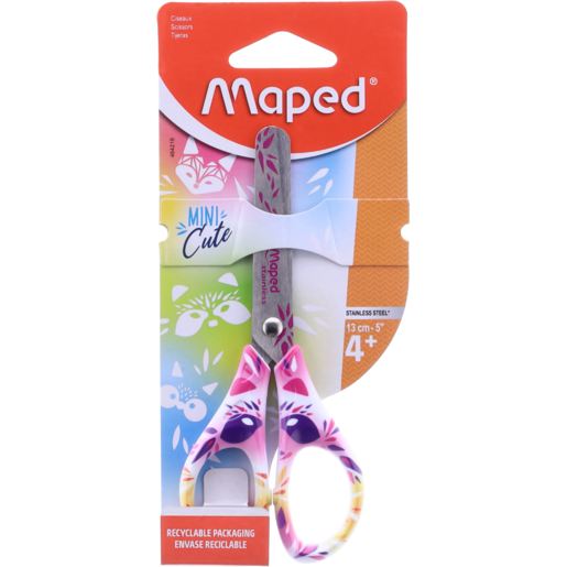 Maped Mini Cute Scissors 13cm (Colour May Vary)