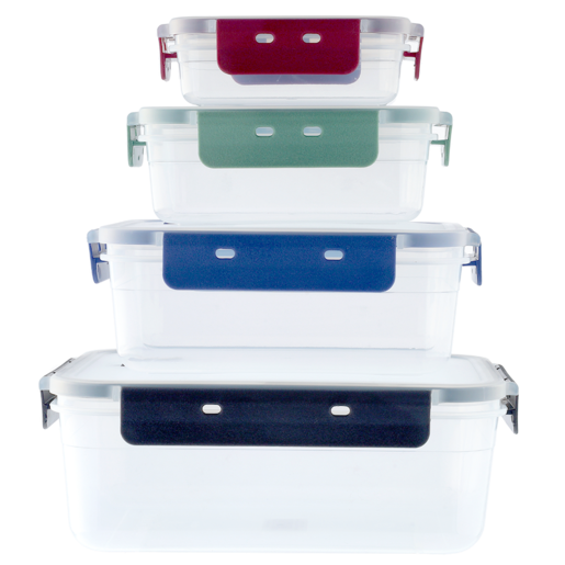 4-in-1 Airtight Food Container Set With Vent
