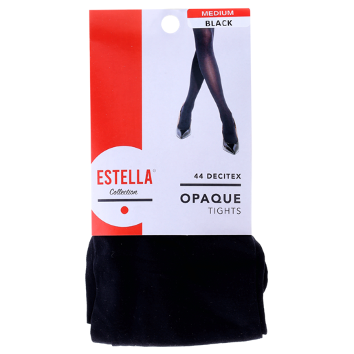 Estella Black Medium Opaque Tights