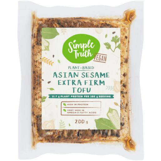 Simple Truth Plant-Based Asian Sesame Extra Firm Tofu 200g