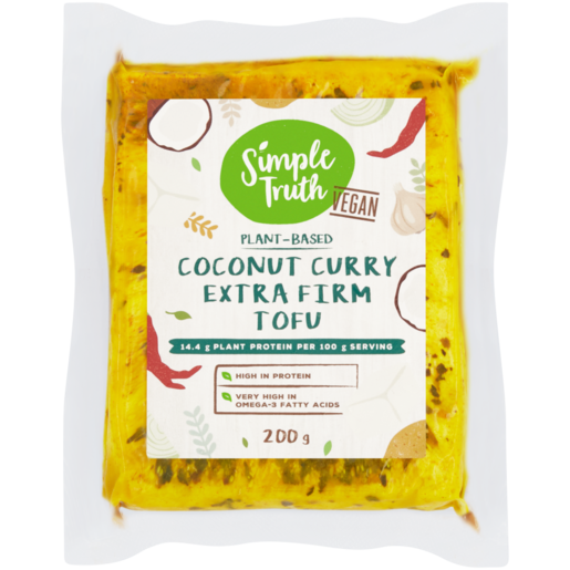 Simple Truth Plant-Based Coconut Curry Extra Firm Tofu 200g