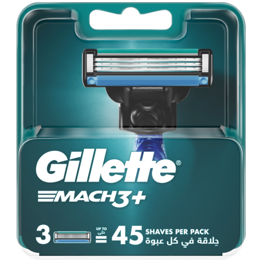 Gillette MACH3 Plus Blades 3 Pack