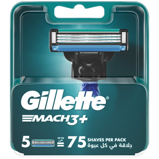 Gillette MACH3 Plus Blades 5 Pack