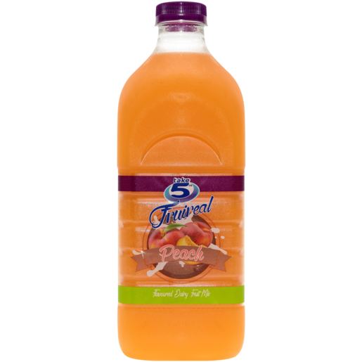 Take 5 Fruireal Peach Flavoured Dairy Fruit Mix 2L