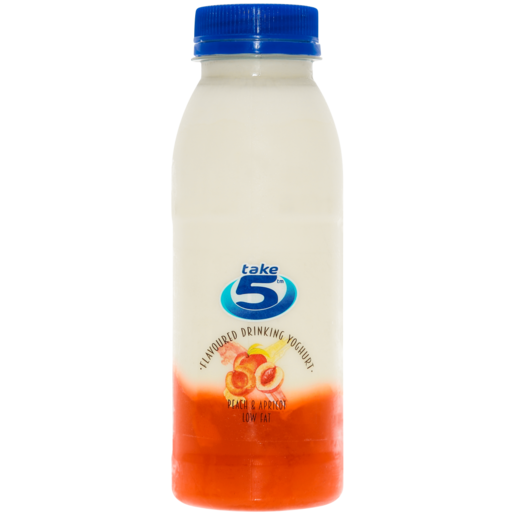 Take 5 Peach & Apricot Flavoured Low Fat Drinking Yoghurt 300g
