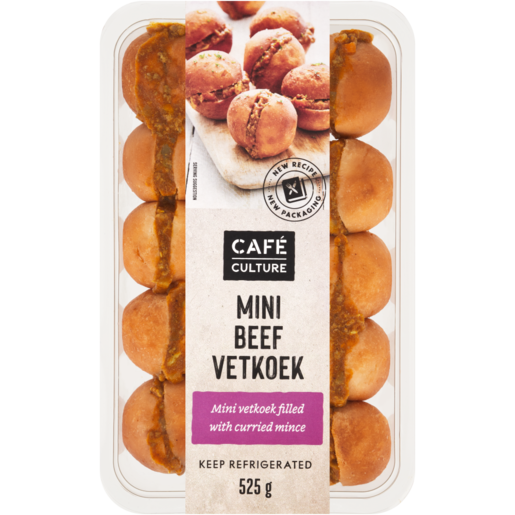 Café Culture Mini Beef Vetkoek Sliders 15 Pack