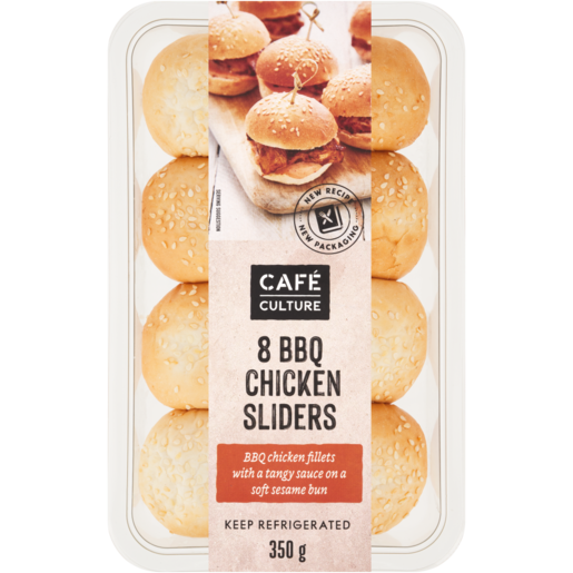 Café Culture BBQ Chicken Sliders 8 Pack