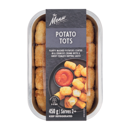 The Menu Crumbed Potato Tots 450g