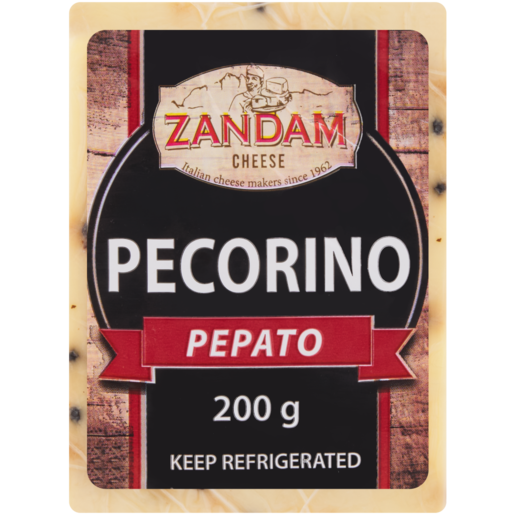 Zandam Pepato Pecorino Cheese Block 200g