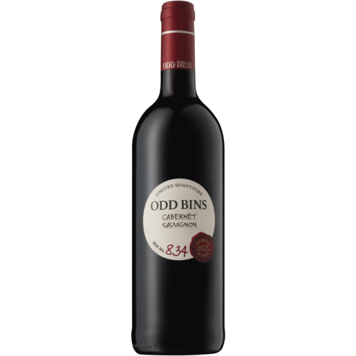 Odd Bins 834 Cabernet Sauvignon Red Wine Bottle 750ml