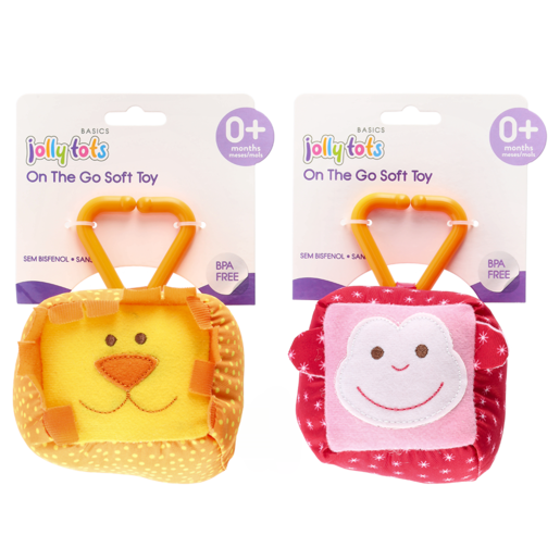 Jolly Tots Activity Plush Cube 0 Months + (Assorted Item - Supplied At Random)