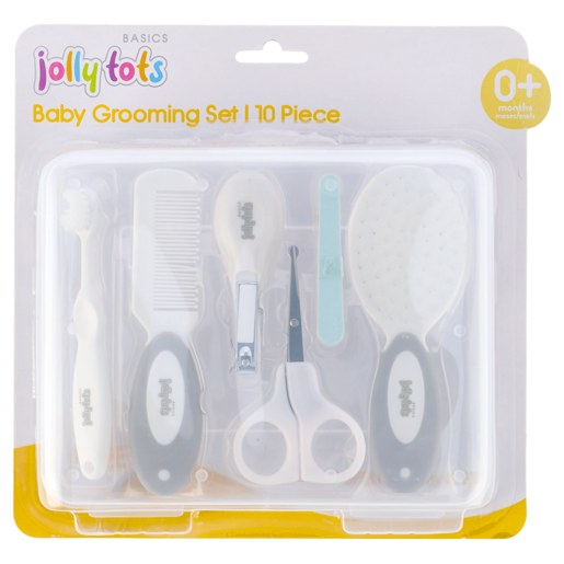 Jolly Tots White Grooming Set 0 Months+ 10 Piece