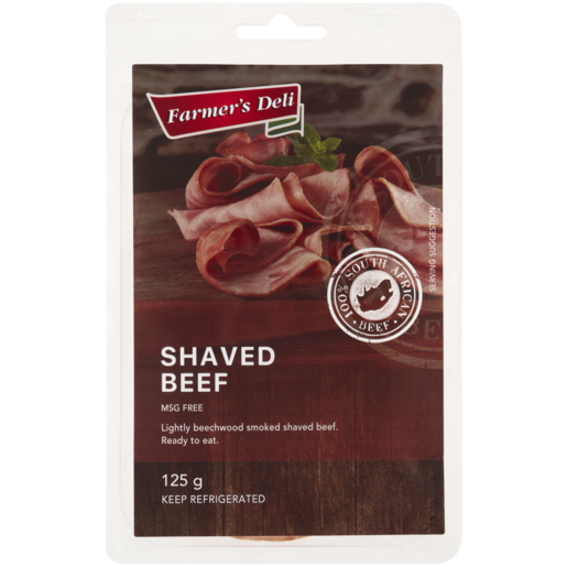 Farmer's Deli Shaved Beef Slices 125g