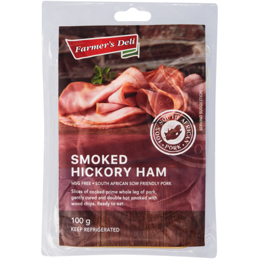 Farmer's Deli Smoked Hickory Ham 100g