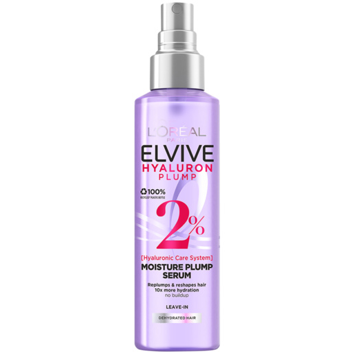 L'Oréal Elvive Hydra Hyaluronic 2% Hair Serum With Hyaluronic Acid 150ml