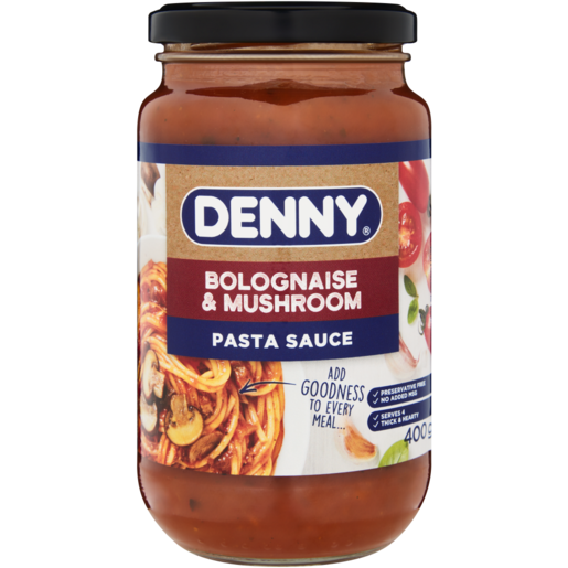 DENNY Bolognaise & Mushroom Pasta Sauce 400g
