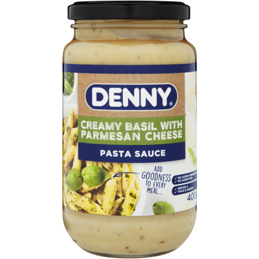 DENNY Creamy Basil With Parmesan Cheese Pasta Sauce 400g
