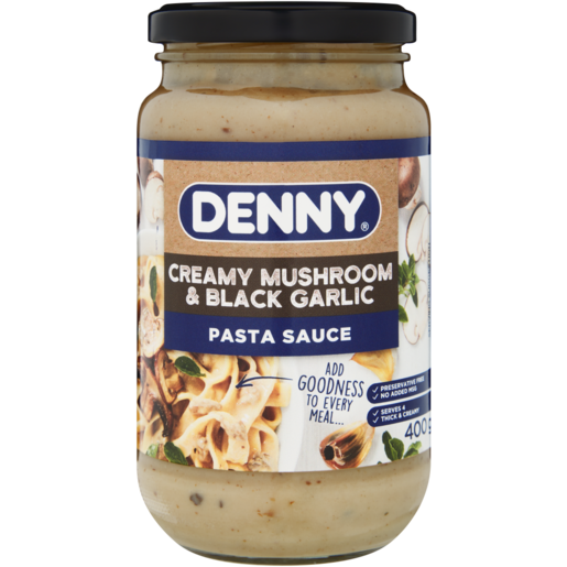 DENNY Creamy Mushroom & Black Garlic Pasta Sauce 400g
