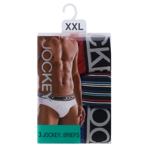 Jockey Mens Extra Extra Large Briefs 3 Pack