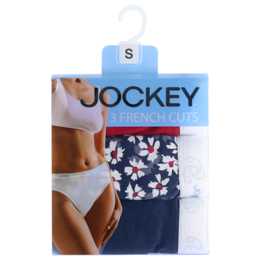 Jockey Ladies Small French Cut 3 Pack, Panties