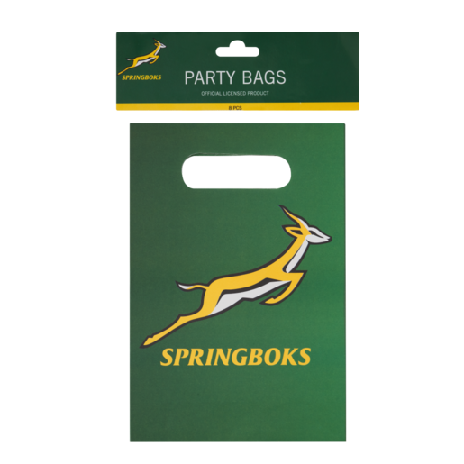 Springboks Paper Party Bags 8 Pack