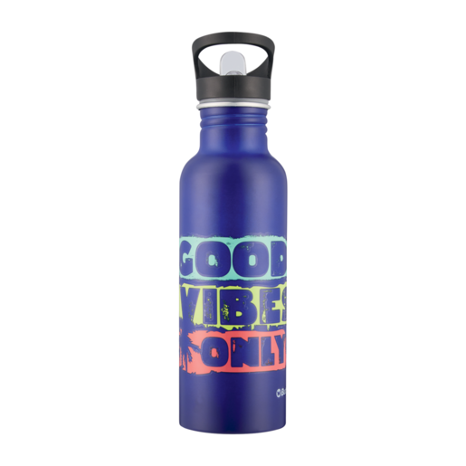 Butterfly Good Vibes Aluminium Water Bottle 750ml (Colour May Vary)