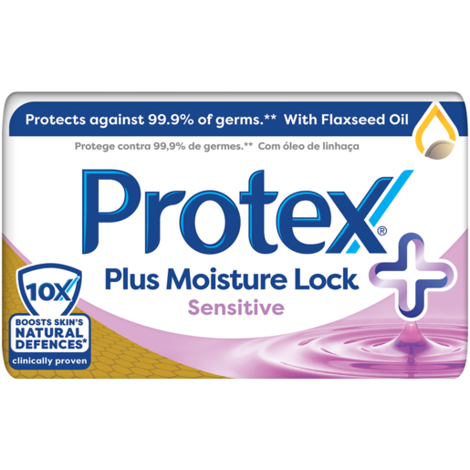 Protex Plus Moisture Lock Sensitive Duo Oil Anti-Germ Bath Soap 150g