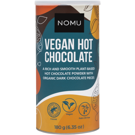 NOMU Vegan Hot Chocolate Powder 180g