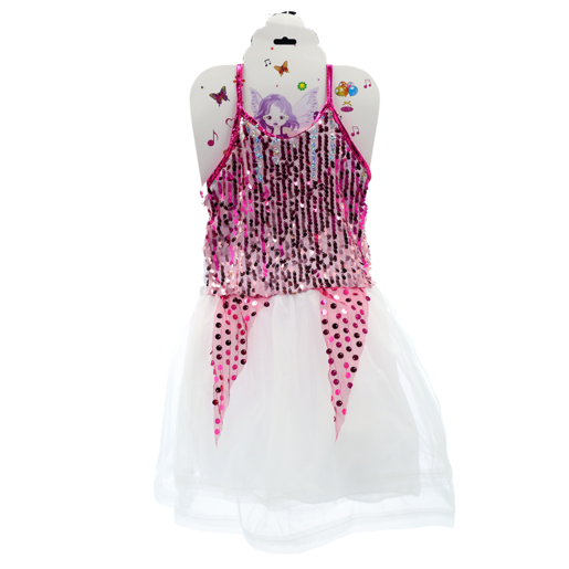 Pink Sequin Costume Princess Dress