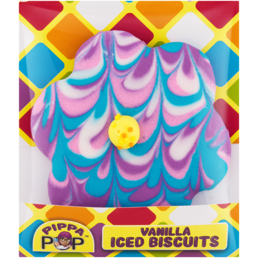 Pippa Pop Vanilla Iced Biscuits 30g