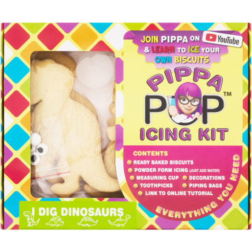 Pippa Pop I Dig Dinosaurs Icing Kit 320g 