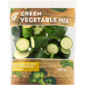 Green Vegetable Mix 400g | Prepared Vegetables | Fresh Vegetables ...