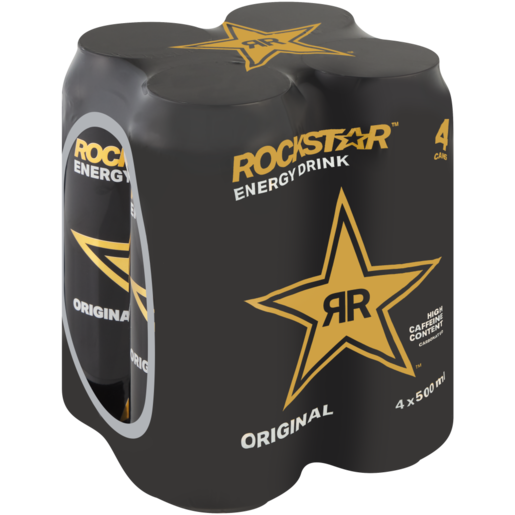 Rockstar Original Energy Drinks 4 x 500ml