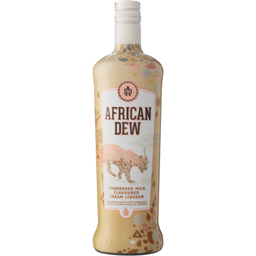 African Dew Condensed Milk Flavoured Cream Liqueur Bottle 750ml