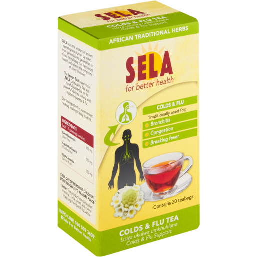 Sela Colds & Flu Teabags 20 Pack