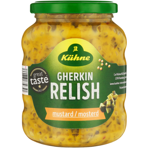 Kühne Gherkin Relish Mustard 350g 