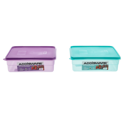 ADDIS Square Container 2L (Colour May Vary)