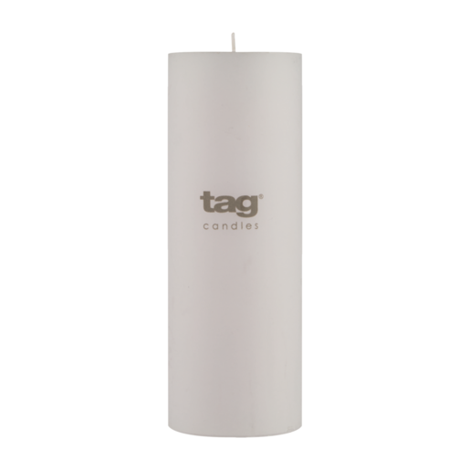 Tag White Chapel Candle 7 x 20cm