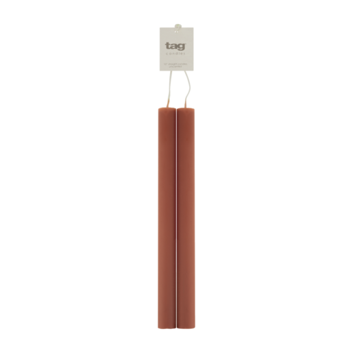 Tag Burnt Sienna Straight Candle