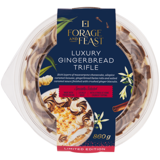 Forage And Feast Limited Edition Luxury Gingerbread Trifle 860g