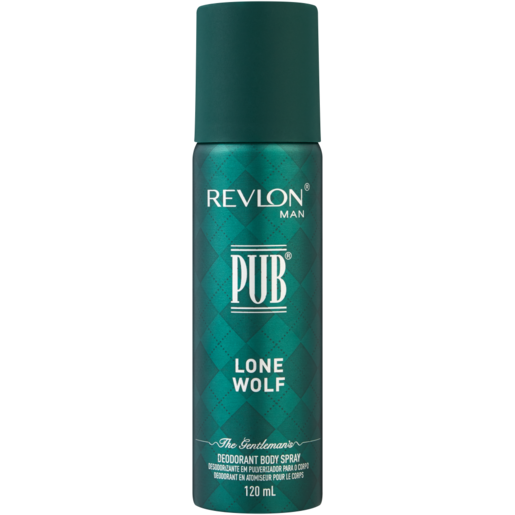 Revlon Man Pub Lone Wolf Deodorant Body Spray 120ml