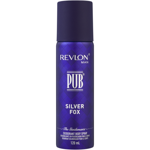 Revlon Man Pub Silver Fox Deodorant Body Spray 120ml