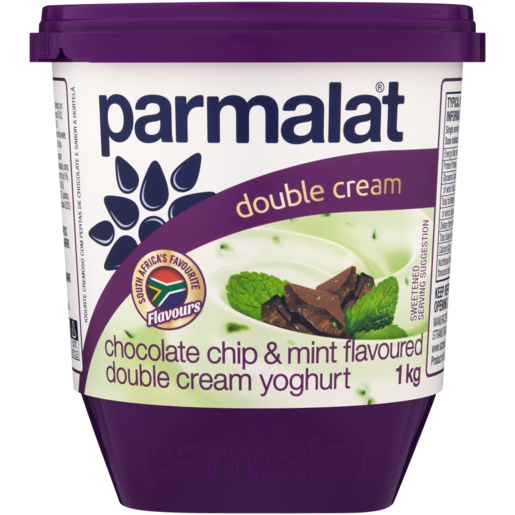 Parmalat Chocolate Chip & Mint Double Cream Yoghurt 1kg